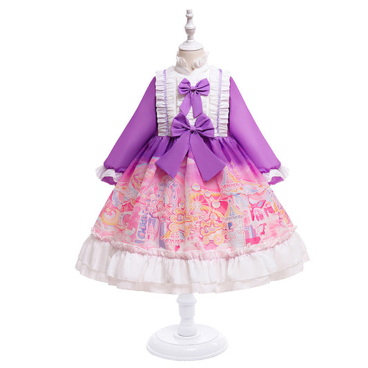 HP232 Outong Yoliyolei Cute Lolita Girl Dress for Kids Baby Toddler Party Wedding Dress Girl Ball Gown Birthday Princess Dresses