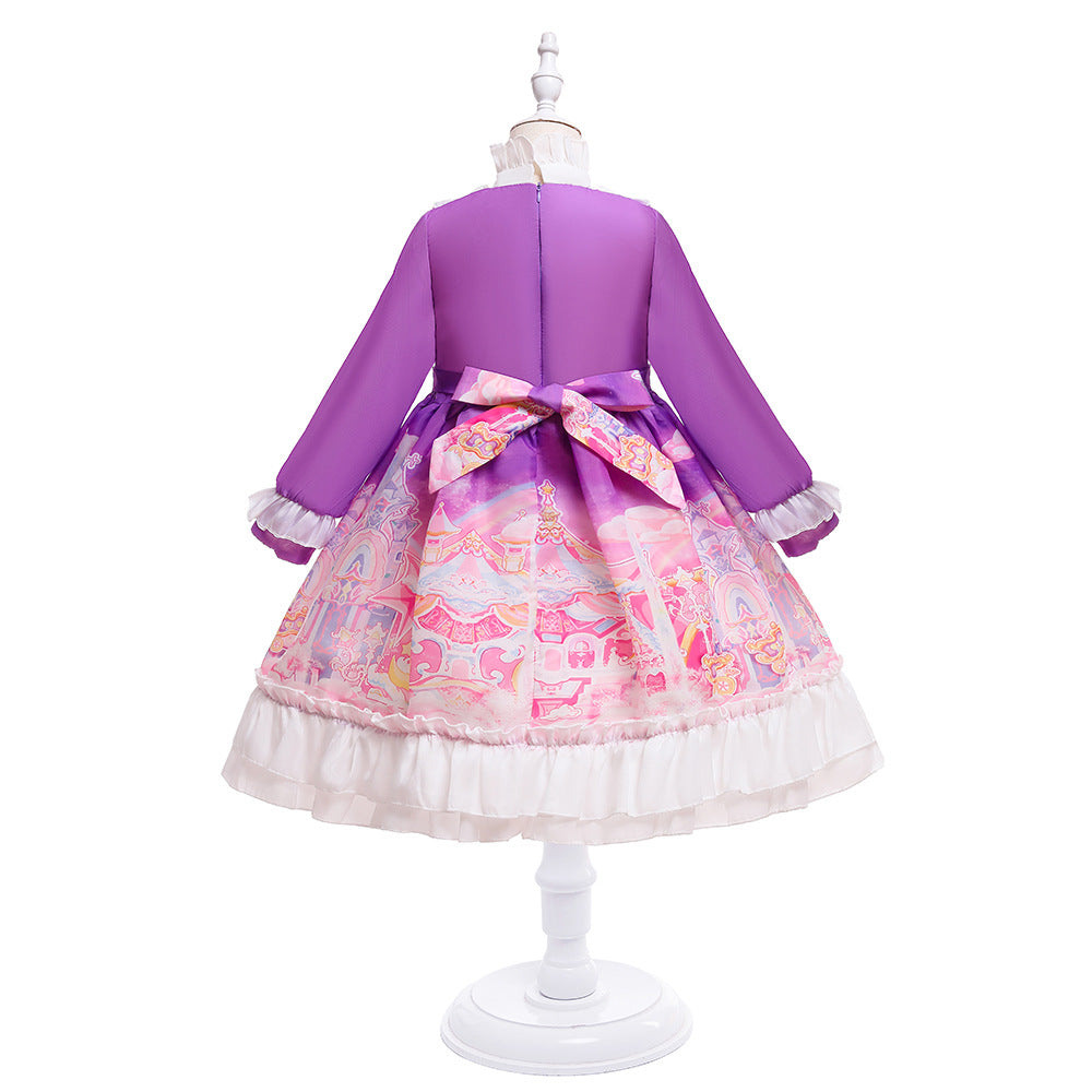 HP232 Outong Yoliyolei Cute Lolita Girl Dress for Kids Baby Toddler Party Wedding Dress Girl Ball Gown Birthday Princess Dresses