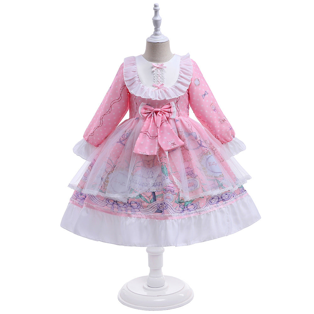 HP239 Outong Yoliyolei Direct Sales Children's Cosplay Costumes And Birthday Party Costumes Sweet Girl Lolita Costumes