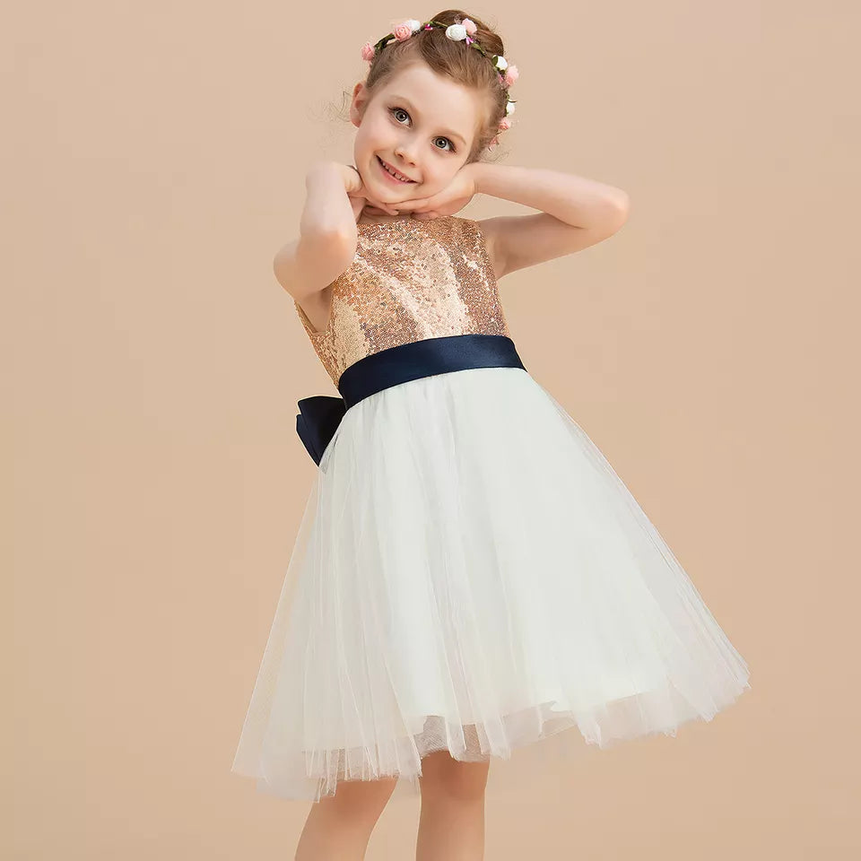 DS0619 Yoliyolei Vestidos De Nia Toddler Teen Ball Gown Princess Tulle Flower Girl Dress Formal Sequins Kid Girl Birthday Party Dresses