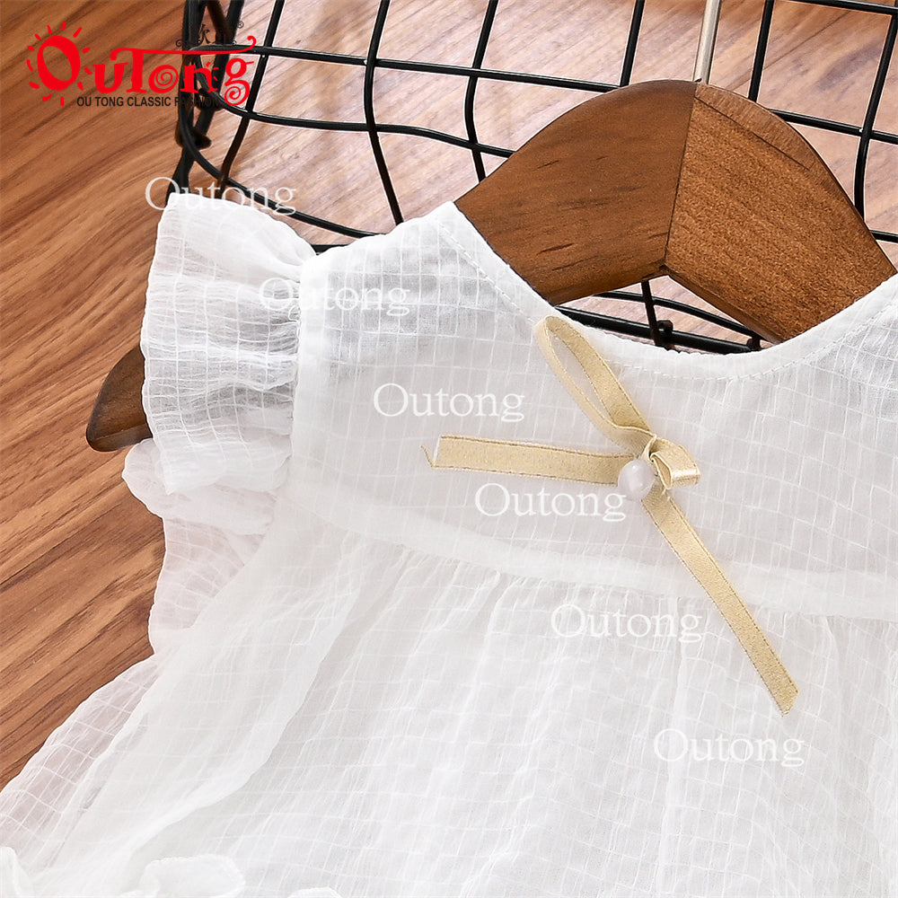 XX003 Yoliyolei Vintage Elegant Party Dresses For Weddings Girls Princess Ceremony Long Kids Evening Party Flower Girl Dress