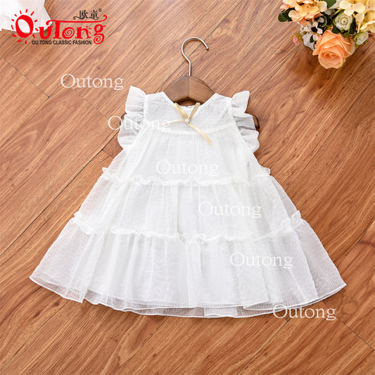 XX003 Yoliyolei Vintage Elegant Party Dresses For Weddings Girls Princess Ceremony Long Kids Evening Party Flower Girl Dress