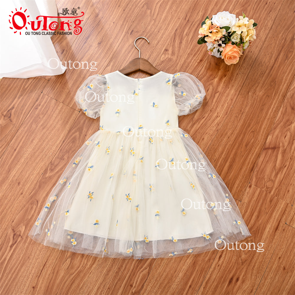 XX004 Yoliyolei Vintage Elegant Party Dresses For Weddings Girls Princess Ceremony Long Kids Evening Party Flower Girl Dress