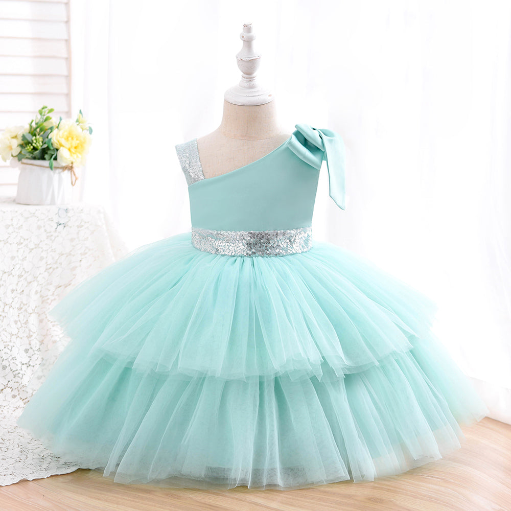 Ds0803 Yoliyolei Vestido Infantil Toddler Girls Dresses Party Princess Baby 2-5 Years Old Kid Summer Dress