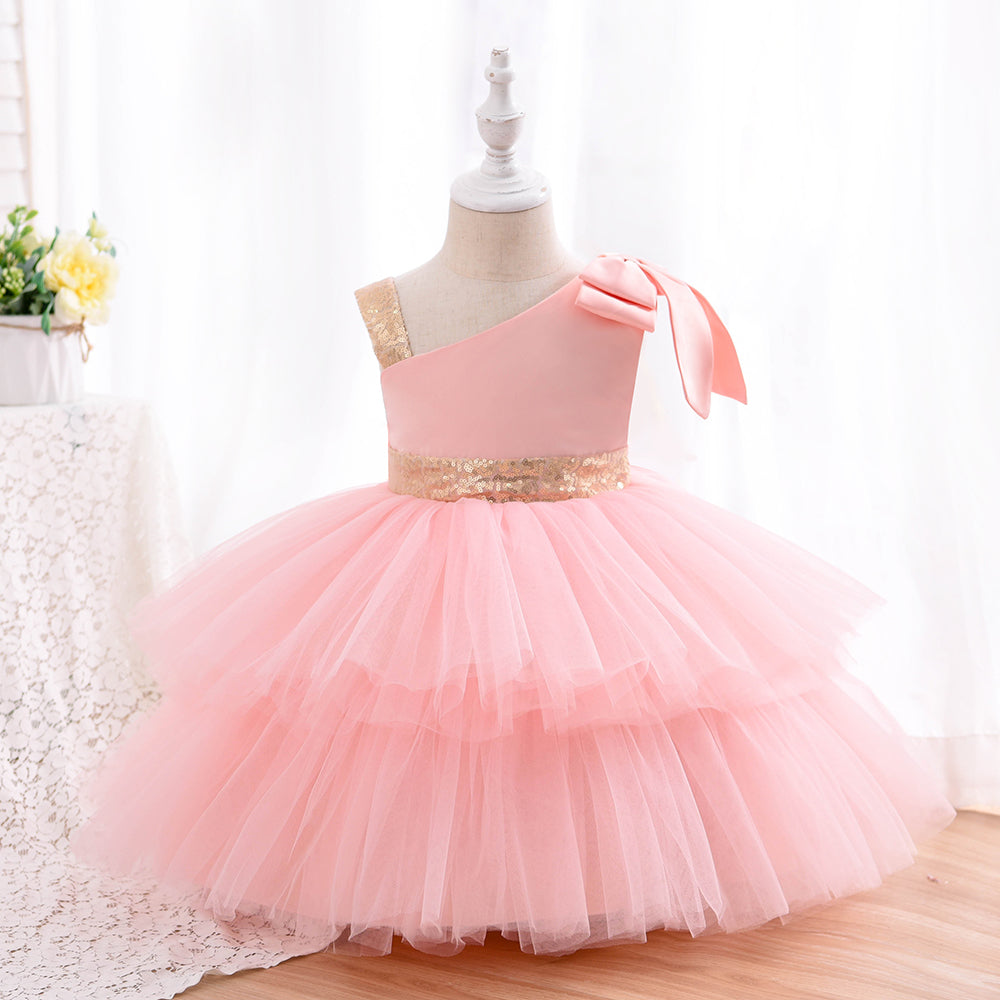 Ds0803 Yoliyolei Vestido Infantil Toddler Girls Dresses Party Princess Baby 2-5 Years Old Kid Summer Dress