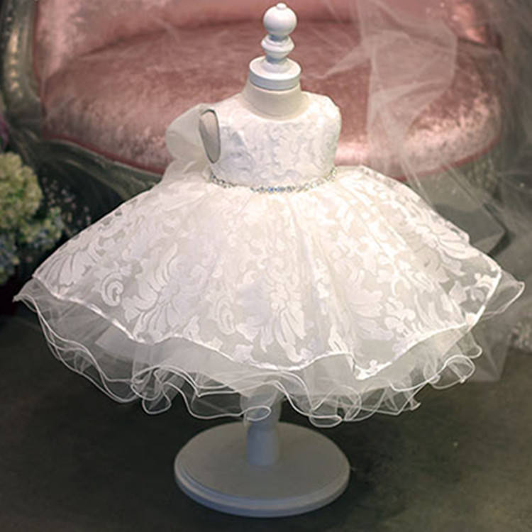 P001 Hot Sale Latest Puffy Children Party Dress Designs/Baby Girls Dresses/Baby Girl Jacquard Birthday Dress