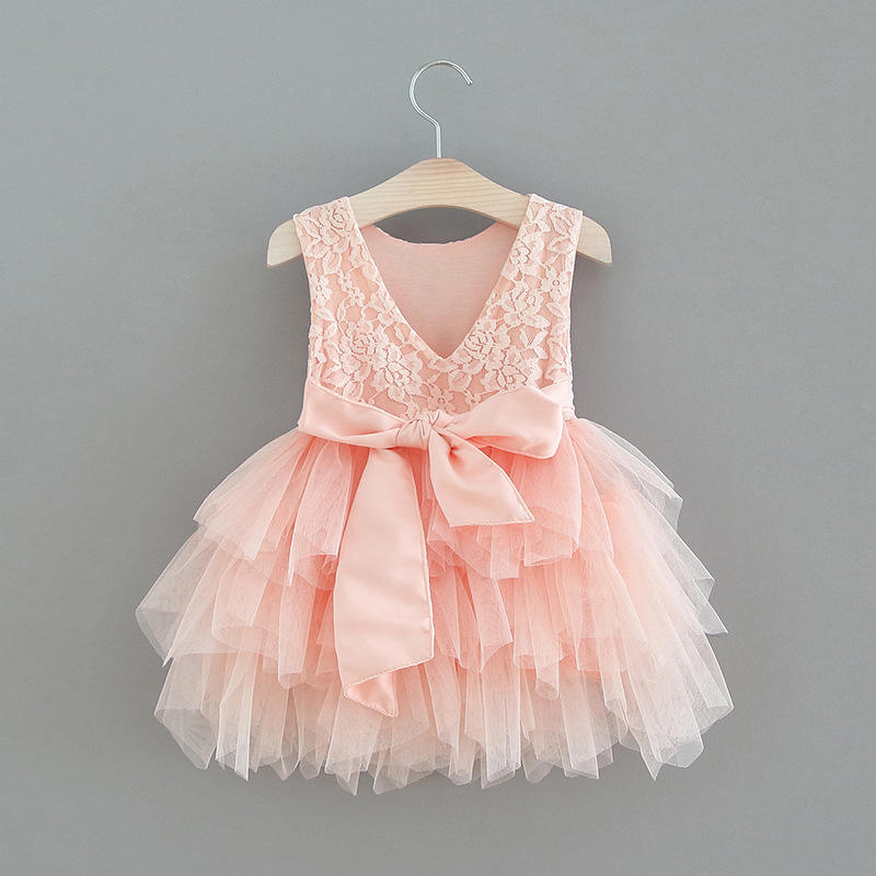 TU017 Yoliyolei Tutu Design Kids Clothes Western Baby Girl Fluffy Prom Party Summer Infant Beading Todddler Baby Girl Birthday Dress