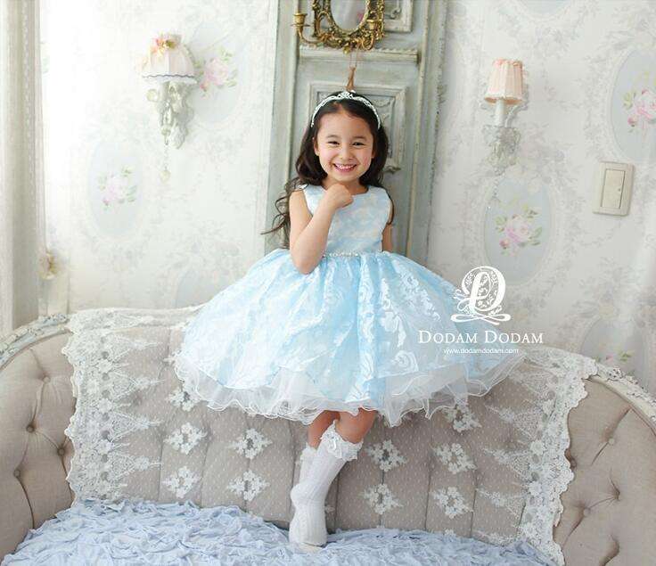 P001 Hot Sale Latest Puffy Children Party Dress Designs/Baby Girls Dresses/Baby Girl Jacquard Birthday Dress