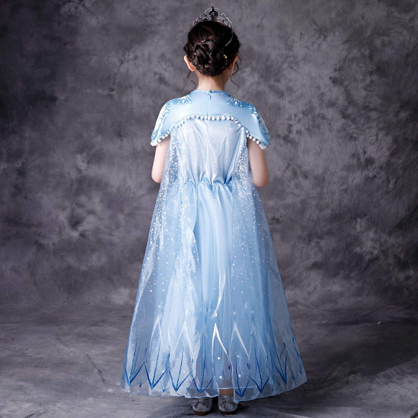 S002 Cosplay Party Dress Up Princess Halloween Fairy Princess Kids Fancy Dress 2 Elsa Anna Fashion Girl Costume Frozen Dress