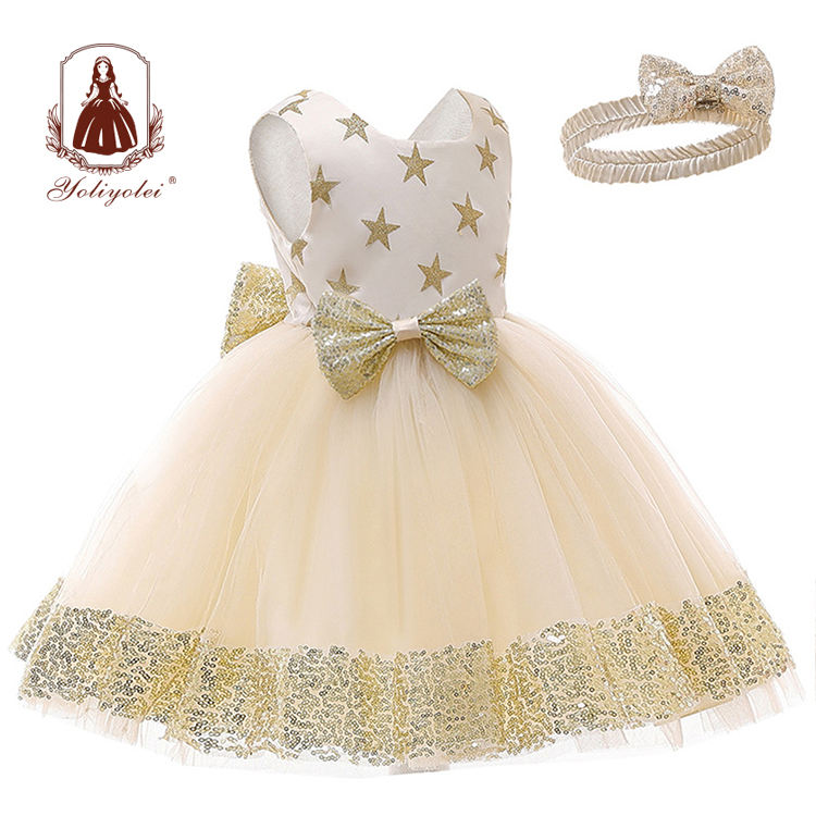 D0619 Summer Formal Wedding Birthday Party Kids Dresses For Girls Children's Costume Teenager Prom Designs Princess Flower Girl Dress