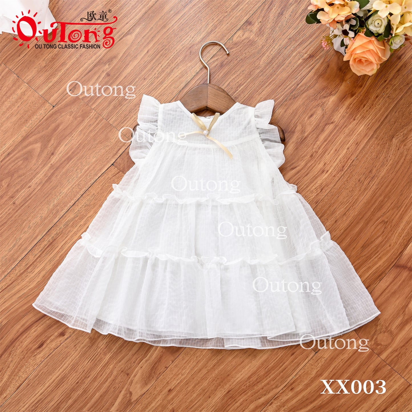 XX003 Yoliyolei Vintage Elegant Party Dresses For Weddings Girls Princess Ceremony Long Kids Evening Party Flower Girl Dress