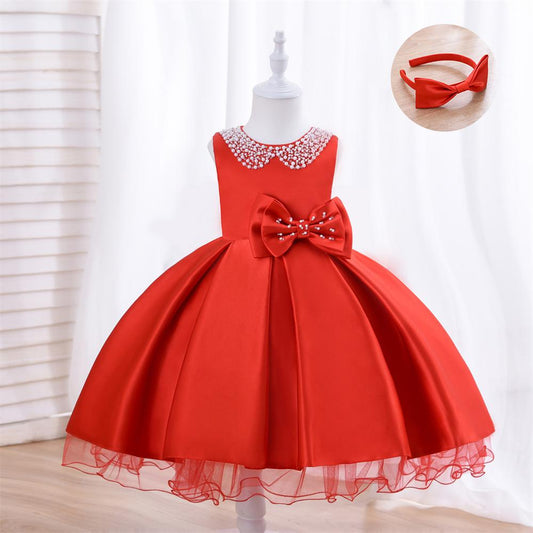 CF1023 new evening Holiday Frocks Sweet ball gown dress for 2-5 girl birthday party