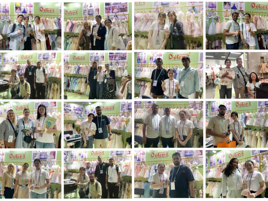 A Group Photo of Zhong'ou Tong Company and a Client at the Canton Fair