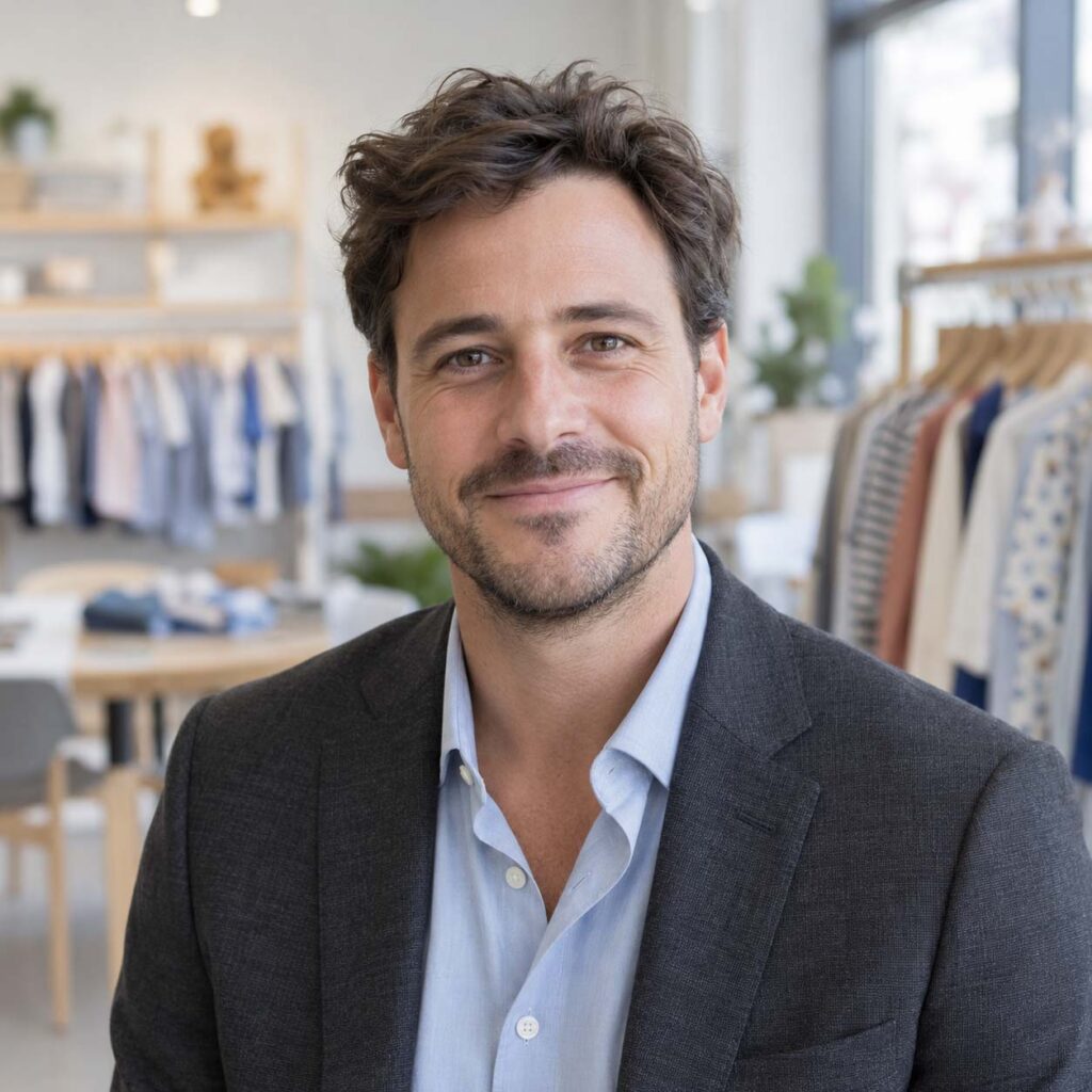 Benjamin, category manager and children’s clothing wholesale client