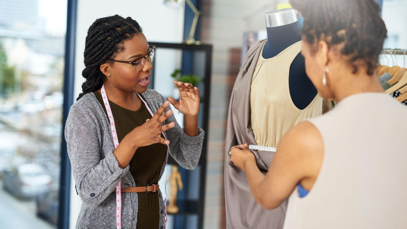 Confirm the sample with the client