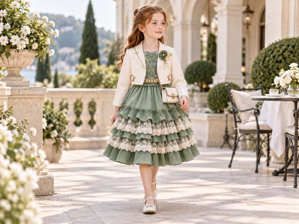 Matching dresses, cropped jackets and accessories for elegant complete outfits.