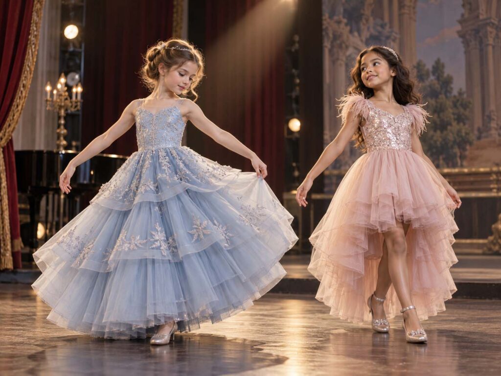 Eye-catching dresses for performances, pageants and special events.