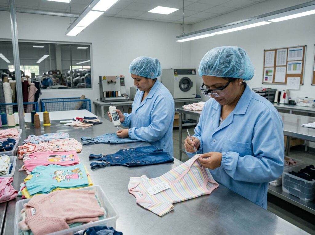baby clothing fabric quality testing