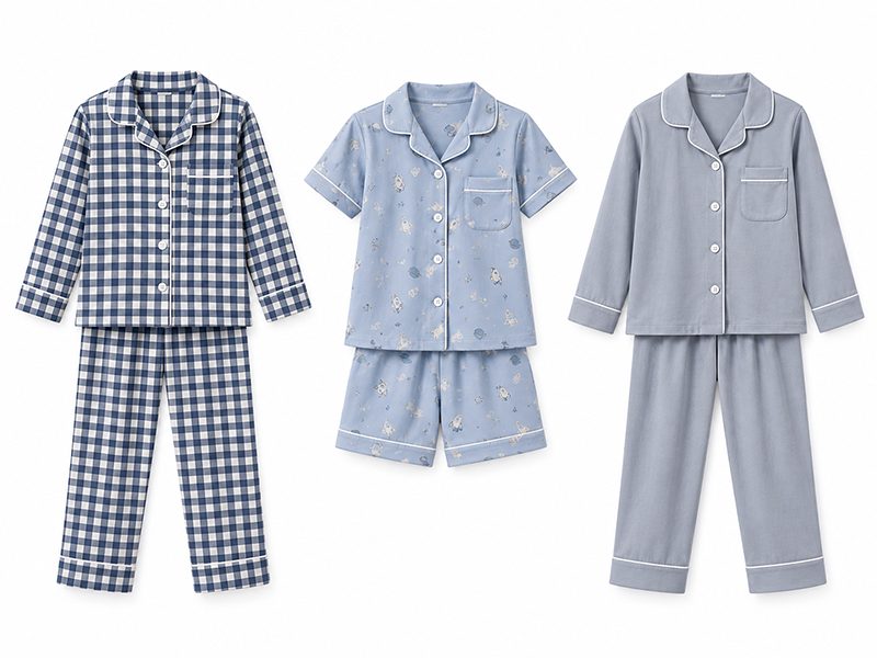 Boys’ pajama sets in cotton sleepwear styles