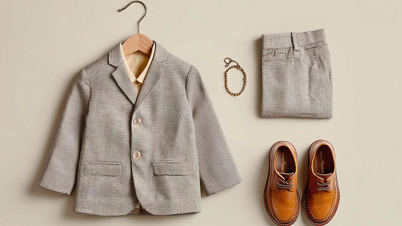 Outong Fashion factory producing boys’ First Communion suits