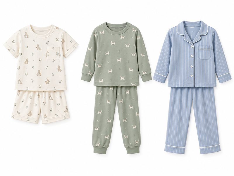 Kids’ cotton pajama sets for everyday sleepwear