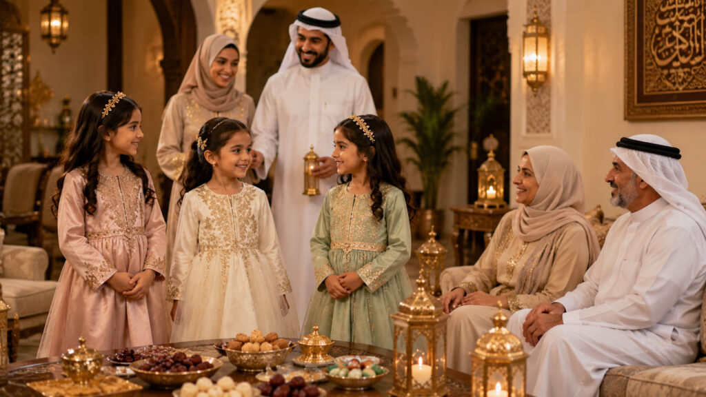 Eid dresses for Muslim girls in Middle East markets