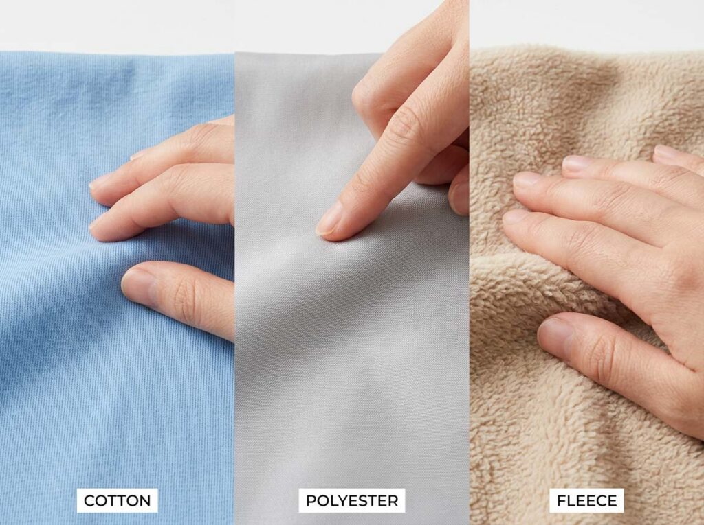 kids clothing OEM customization with fabric selection, cotton and polyester materials for Christmas pajamas manufacturing