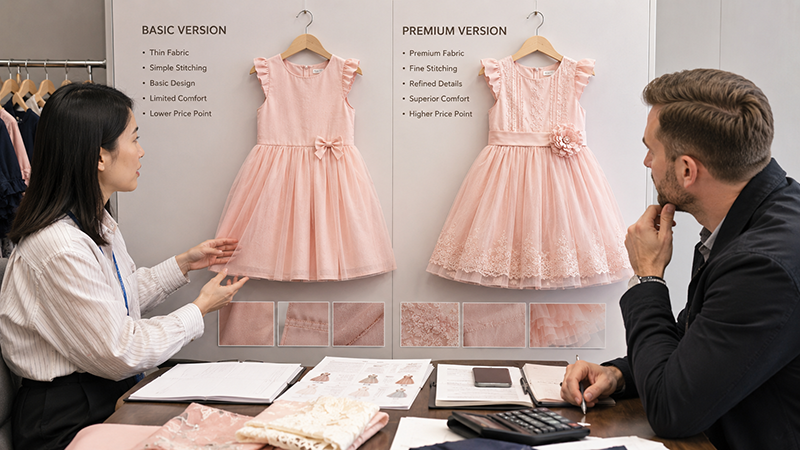 kids clothing price difference explained