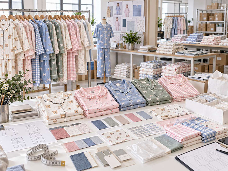 Kids’ pajamas OEM and ODM development and production process