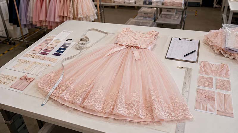 Kidswear supplier quality control for wholesale and custom production