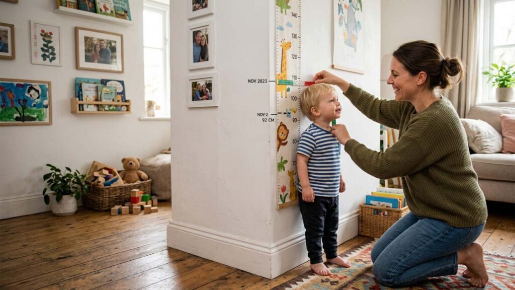 measuring toddler height for clothing size