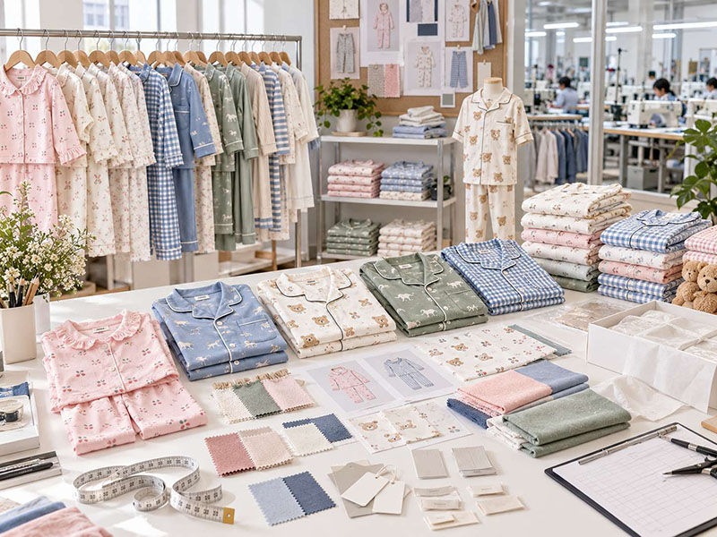 Private label kids’ pajamas manufacturing and development